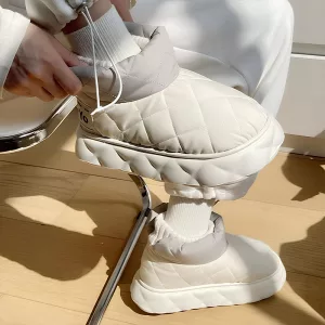 winterlaarzen, instaplaarzen, enkellaarsjes, pluche laarzen, waterdichte laarzen, puffer boots