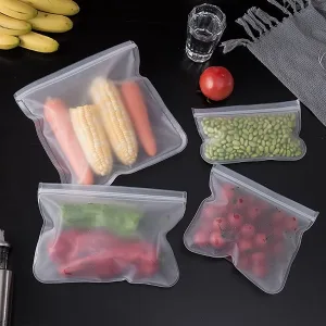 zak voor voedselopslag, zip-zak voor voedsel, herbruikbare ziplockzakken, siliconenzak voor voedselopslag