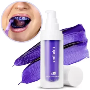 paarse whitening tandpasta, paarse tanden whitening, paarse tandpasta