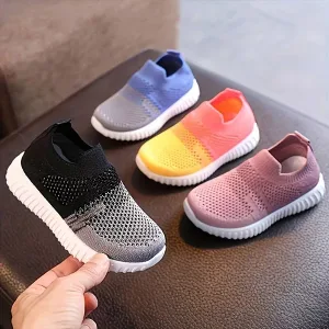 Slip-on Sneakers kinderschoenen, kinder sneakers, slip-on schoenen, mesh sneakers, sportschoenen, zomerschoenen