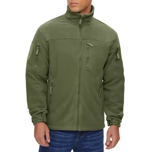 heren fleece, fleecejack, heren fleecejack, fleecejack met volledige rits, warme fleecejack