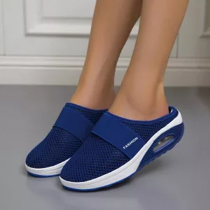 Orthopedische Sandalen Sleehakken - Blauw