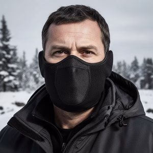 fleece face mask with earmuffs, fleece ski masks