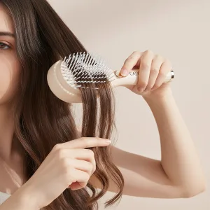 hair brush, self cleaning hair brush, anti static hair brush